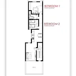 F6 2, Private Two Single Beds Shared Bathroom In Shared Flat בית אירוח